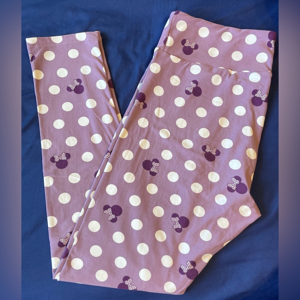 LuLaRoe Disney Minnie Polka Dot TC Leggings